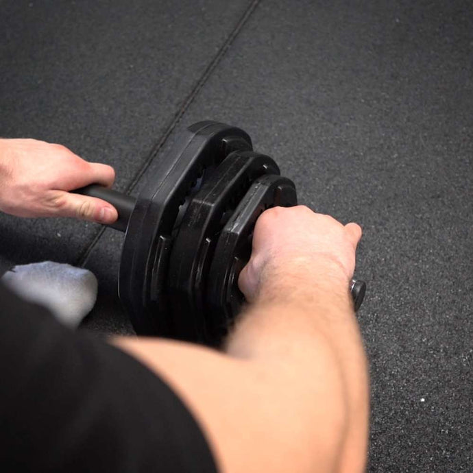 Langhantelset, 20 kg, Aerobic-Modell, schwarz