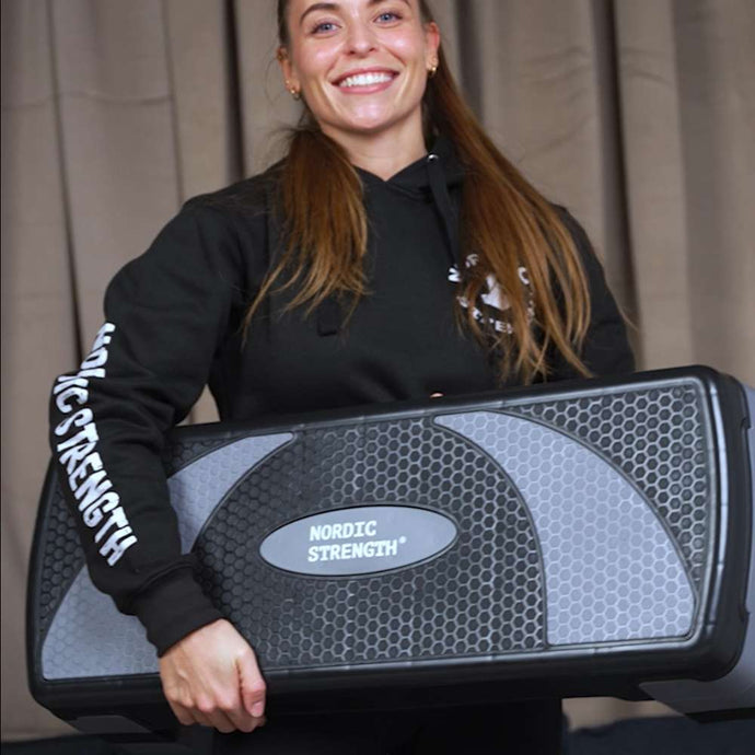 Höhenverstellbares Steppbrett, klein (68x28x10 cm)