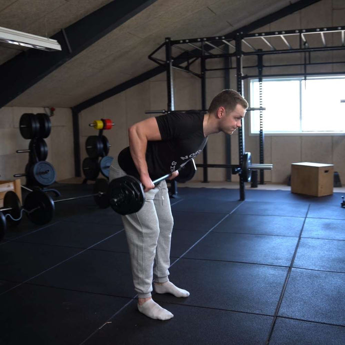 Langhantelset, 20 kg, Aerobic-Modell, schwarz