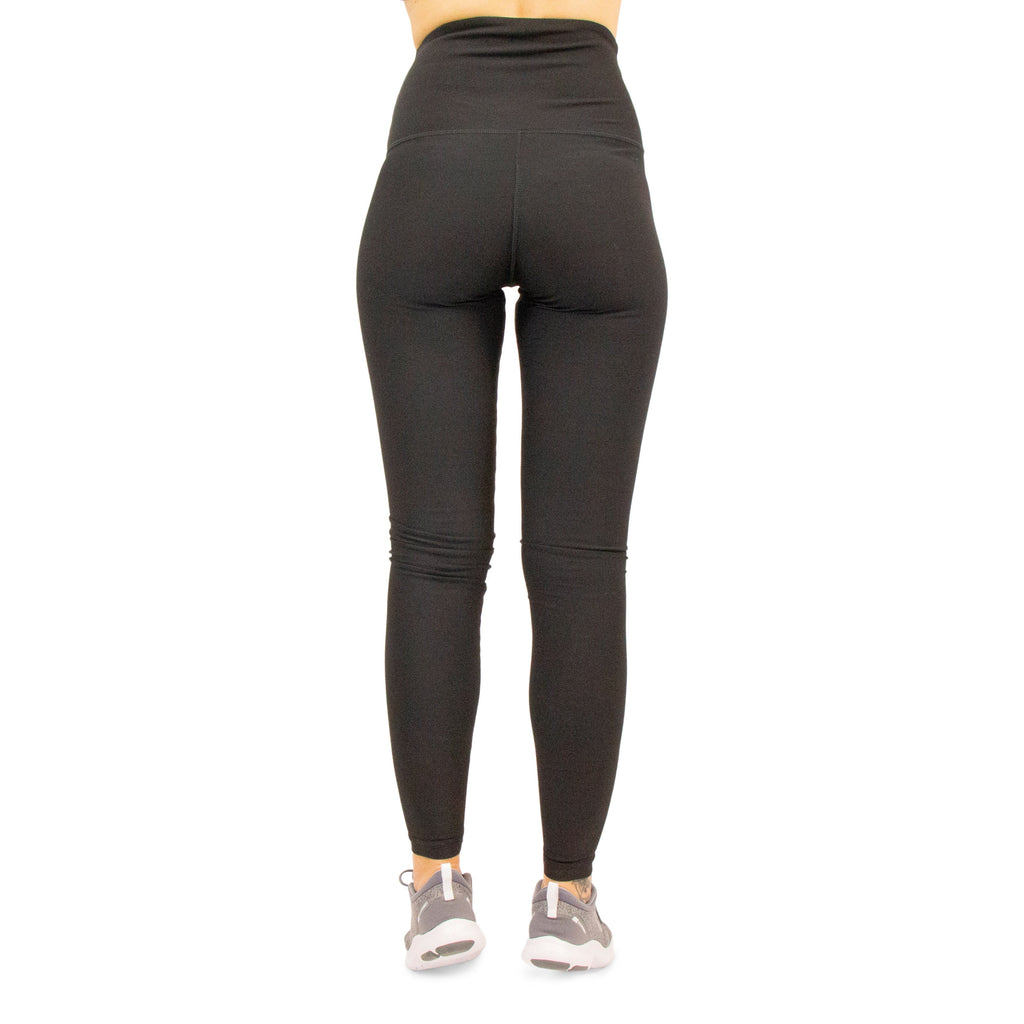 Leggings DELUXE, hohe Taille, schwarz