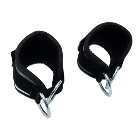 Fußschlaufen "Military Style", grau (2 Stück)