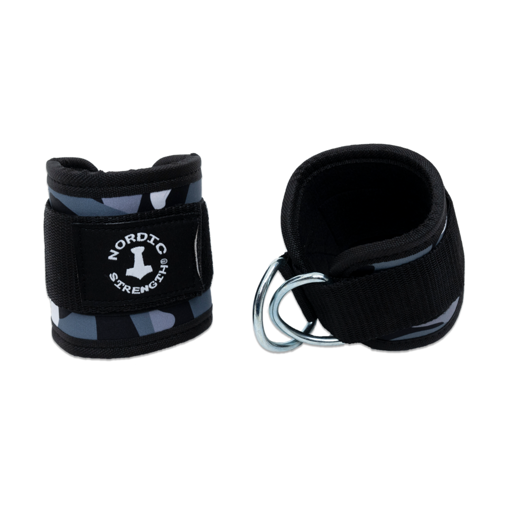 Fußschlaufen "Military Style", grau (2 Stück)