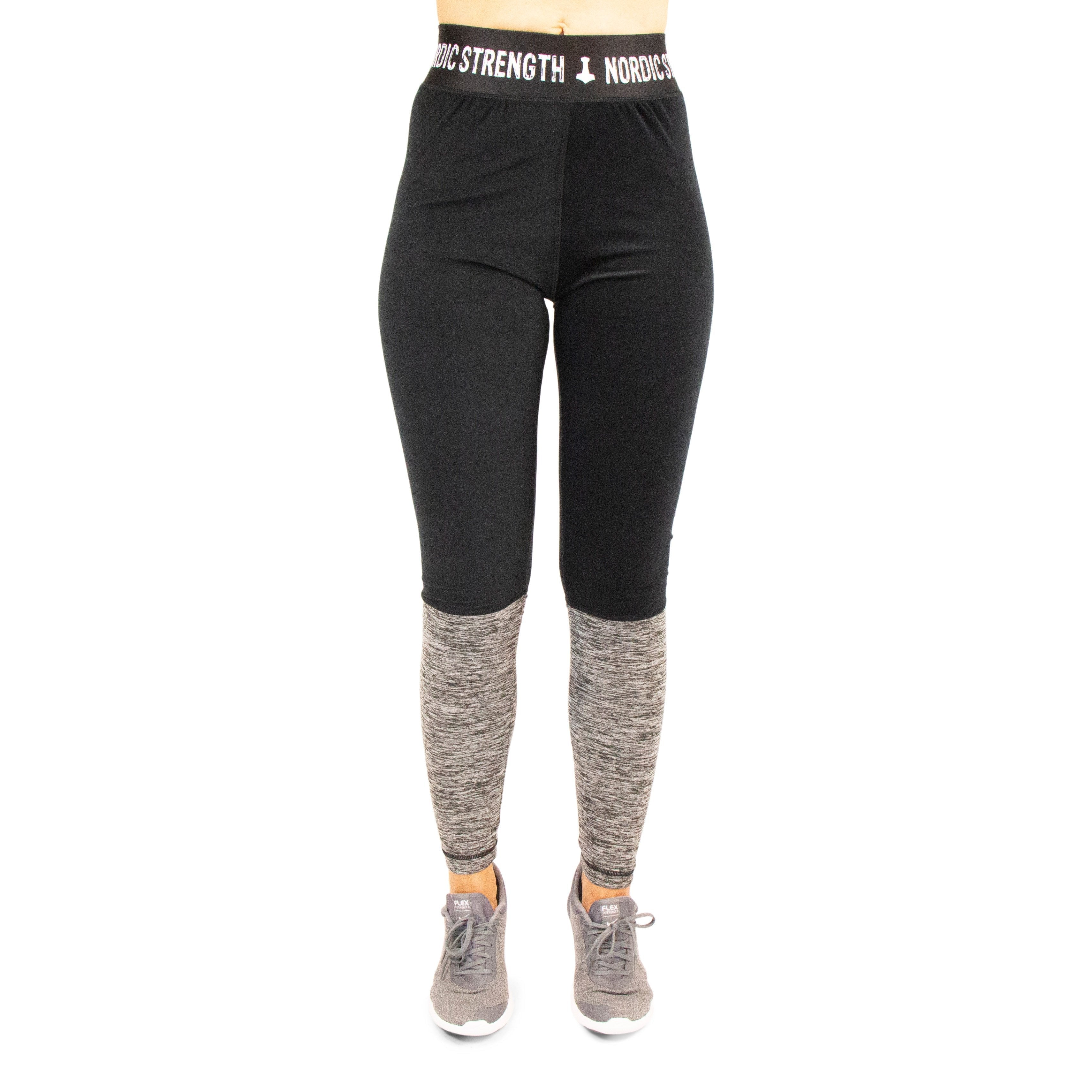 Leggings BASIC SOFT, schwarz-grau