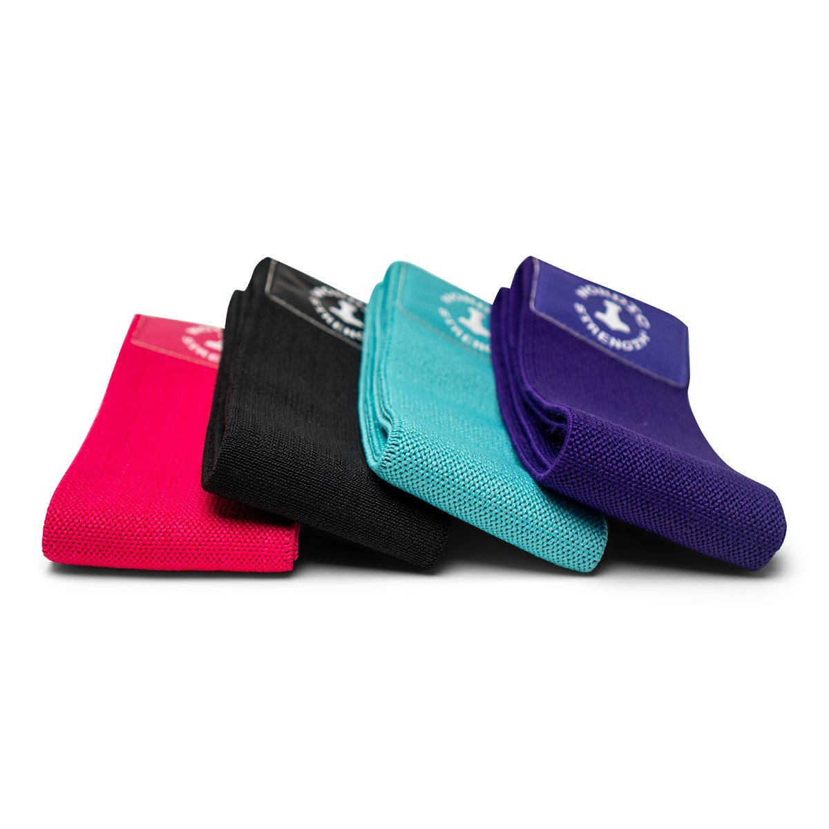 PowerBand, 4er-Set, kurzer Loop aus Baumwolle/Elasthan