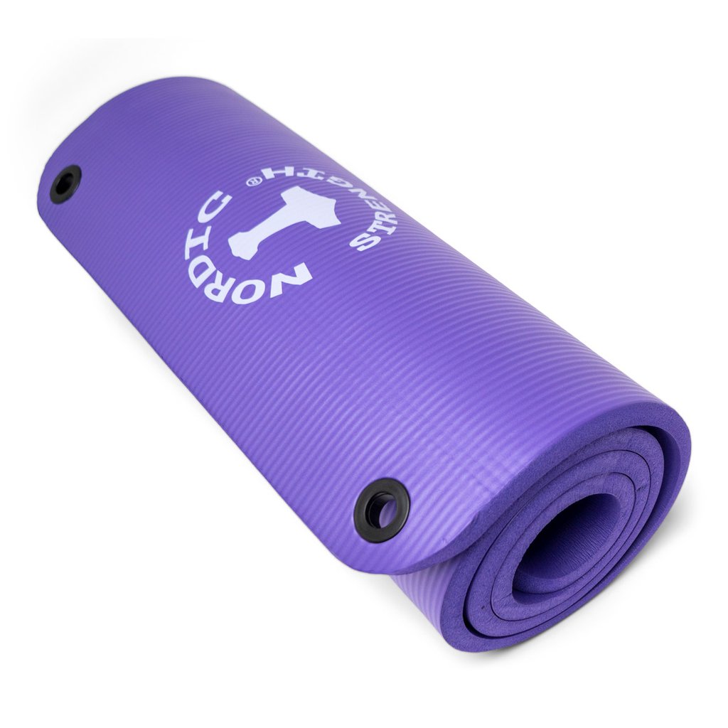 Gymnastikmatte, lila - rutschfest und schadstofffrei