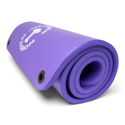 Gymnastikmatte, lila - rutschfest und schadstofffrei