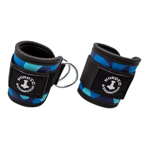 Fußschlaufen "Military Style", blau (2 Stück)