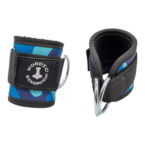 Fußschlaufen "Military Style", blau (2 Stück)