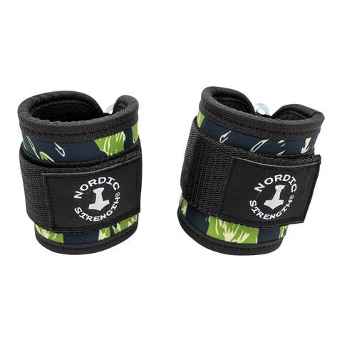 Fußschlaufen "Military Style", grün (2 Stück)