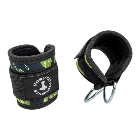 Fußschlaufen "Military Style", grün (2 Stück)