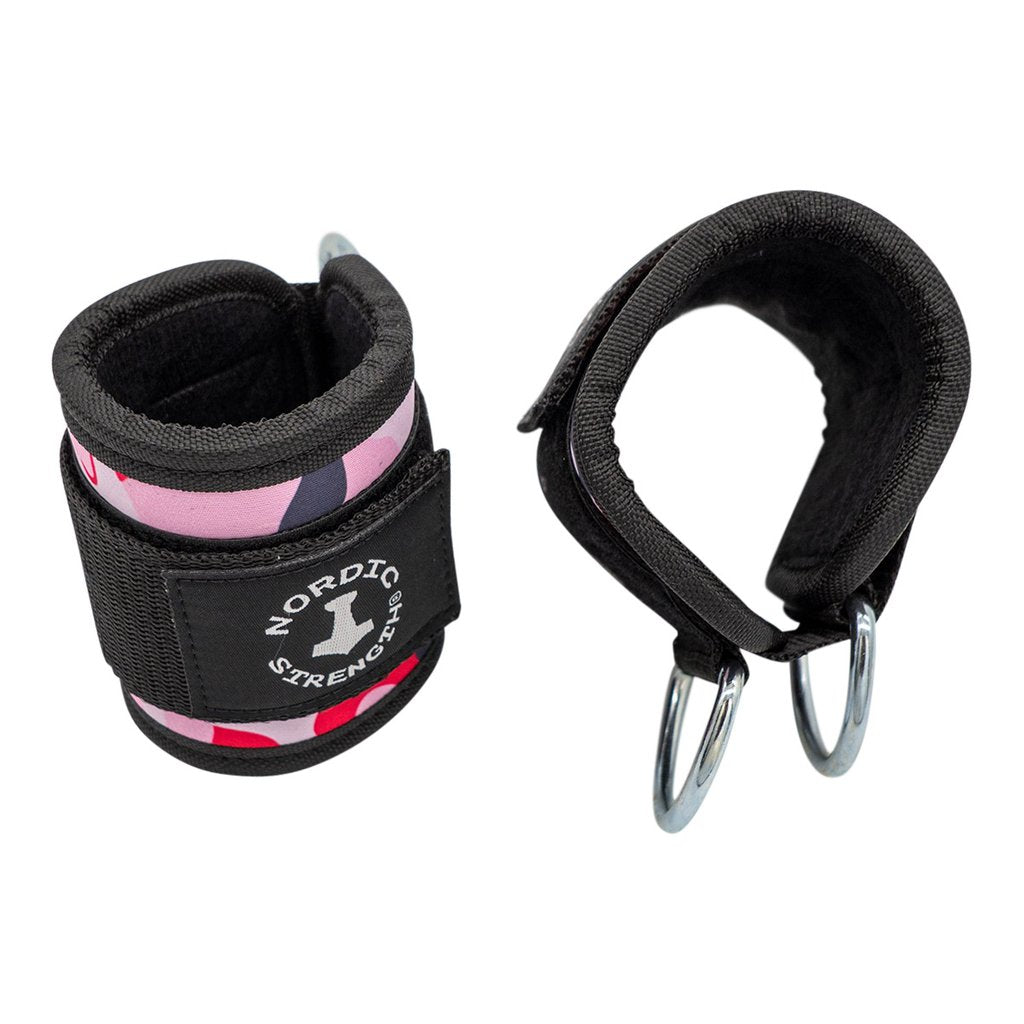 Fußschlaufen "Military Style", rot (2 Stück)