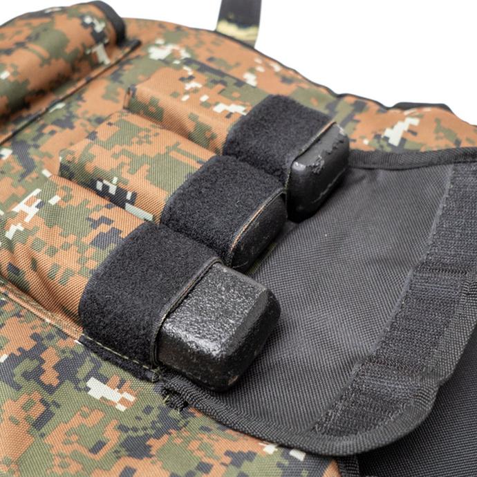 Gewichtsweste, 15 kg, Tarn-Muster 'Camouflage-Style PRO'