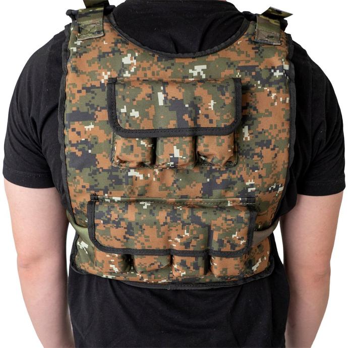Gewichtsweste, 15 kg, Tarn-Muster 'Camouflage-Style PRO'