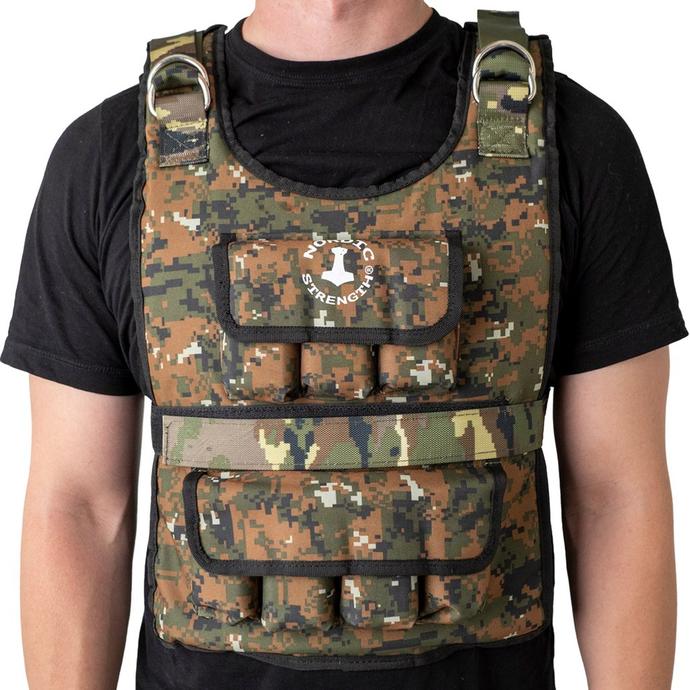 Gewichtsweste, 15 kg, Tarn-Muster 'Camouflage-Style PRO'