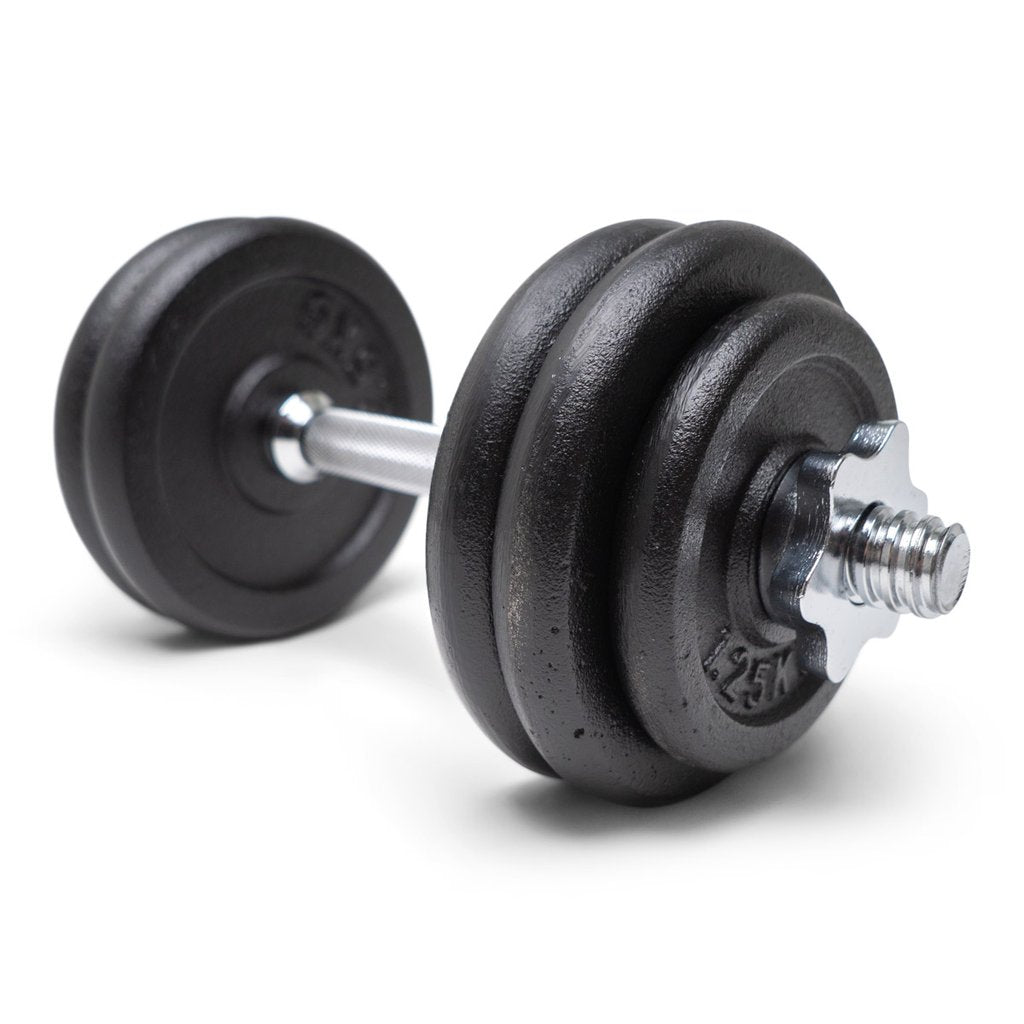 Verstellbare Hantel mit Koffer, 15 kg