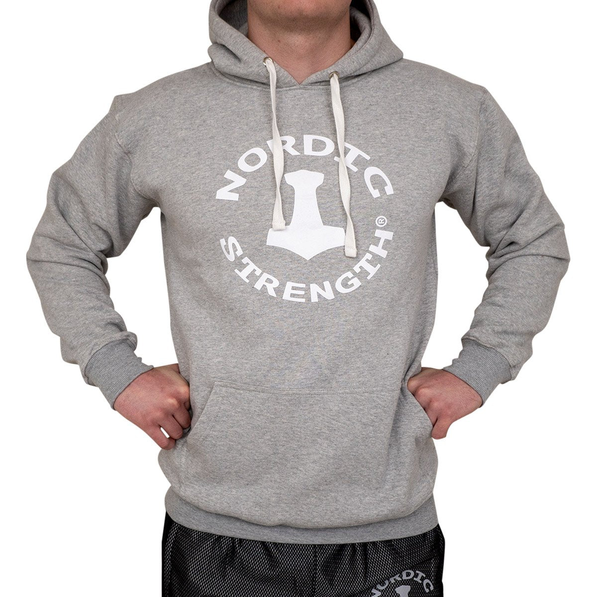 Hoodie DELUXE, hellgrau