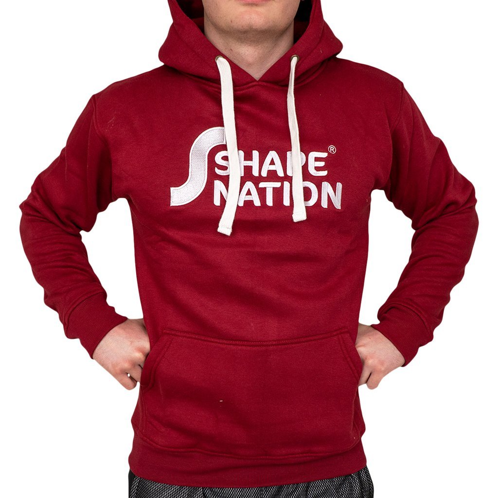 Hoodie von ShapeNation (extra weich und warm) - weinrot