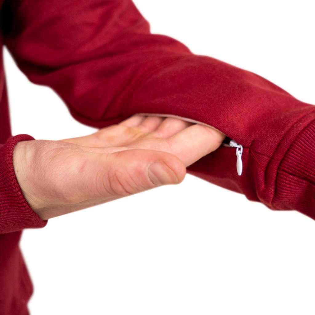 Hoodie von ShapeNation (extra weich und warm) - weinrot