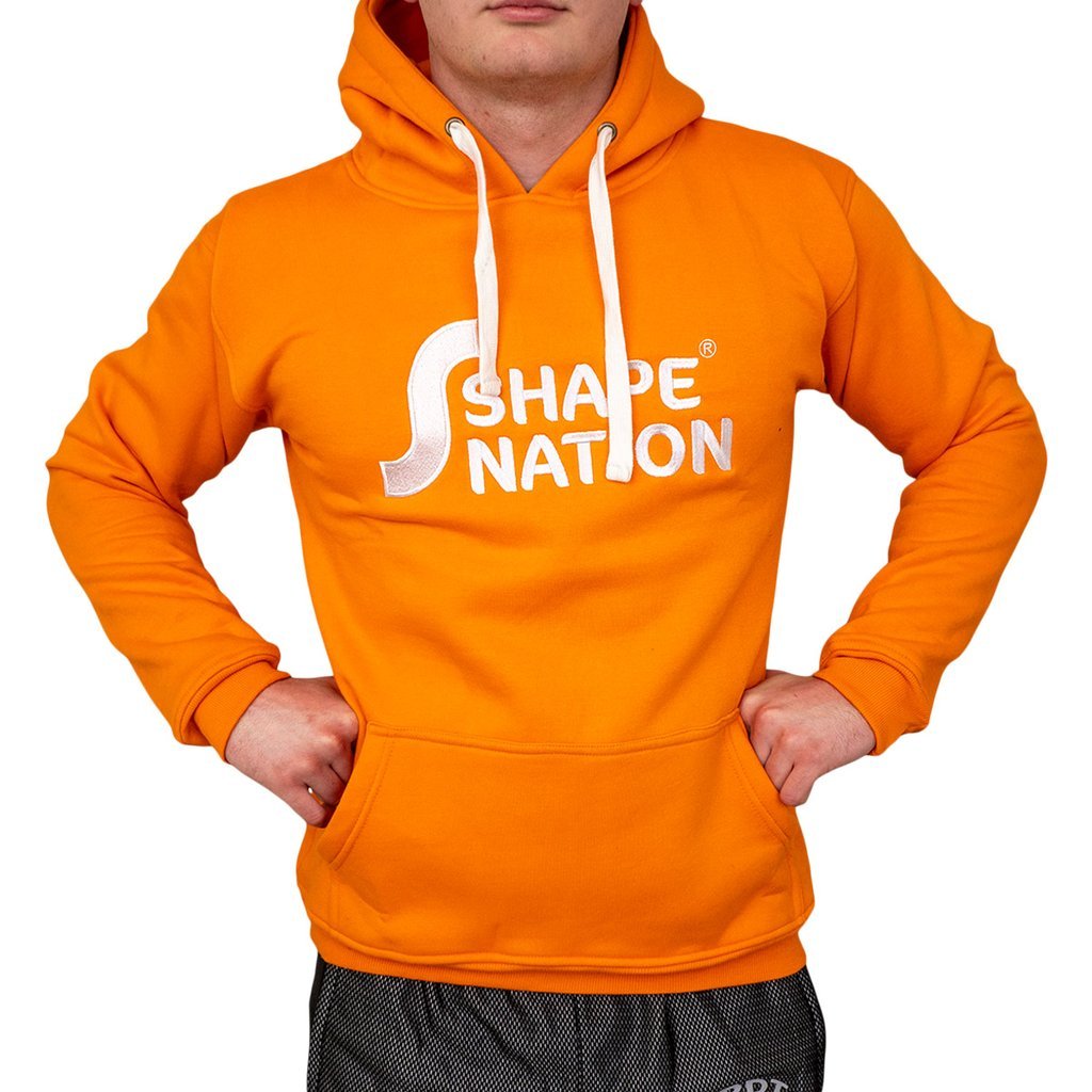 Hoodie von ShapeNation (extra weich und warm) - orange