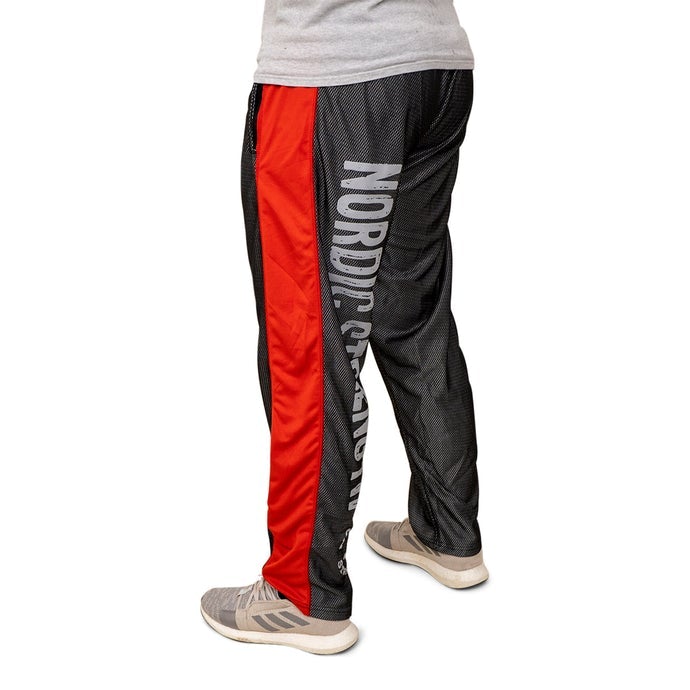 Trainingshose Performance, grau-rot