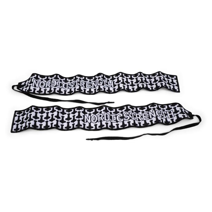 Handgelenkbandage aus Nylon, Logo-Look Nordic Strength (Paar)