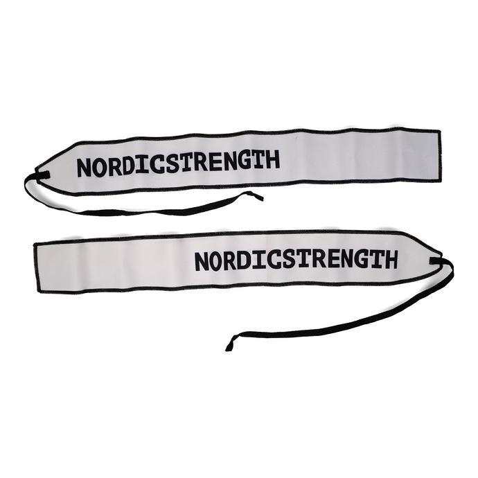 Handgelenkbandage aus Nylon, weiß (Paar)