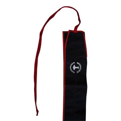 Handgelenkbandage aus Nylon, schwarz-rot (Paar)