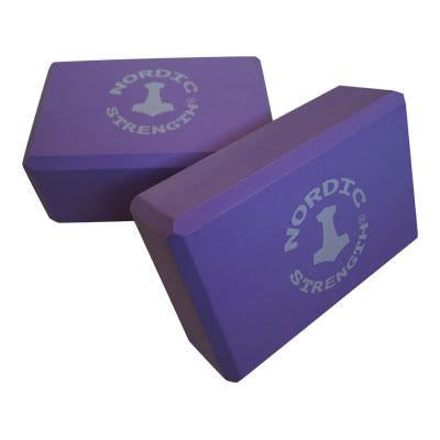 Yogablock, lila (extra hoch)