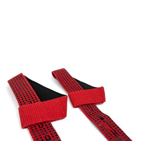 Zughilfen mit gummierter Oberfläche, rot