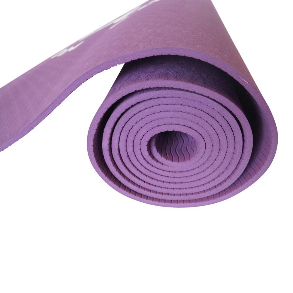 TPE Yogamatte, lila, 6mm - schadstofffrei und zu 100% recycelbar