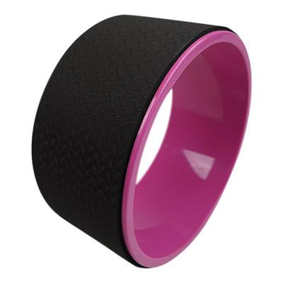 Yoga-Rad (Yoga Wheel), schwarz/pink