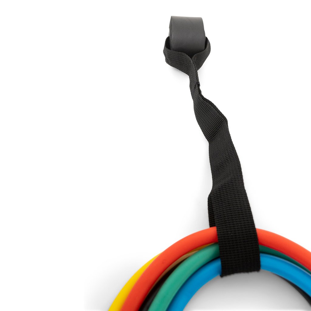 Tube-Set PRO - hochwertiges 5-in-1 Set Fitnessbänder mit Griffen und Türanker