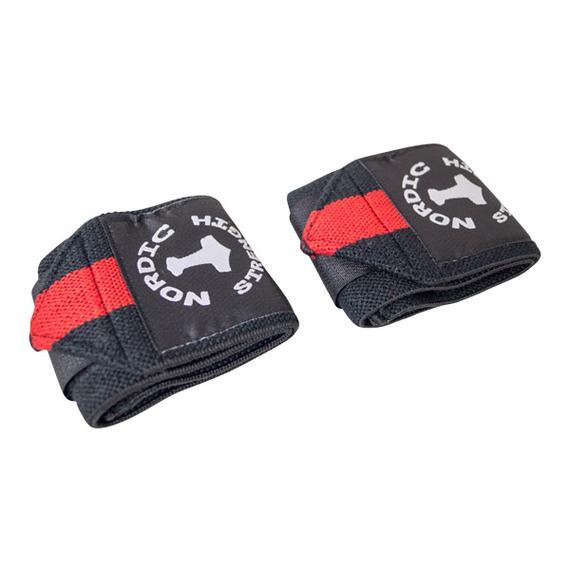 Handgelenkbandage PRO, schwarz-rot (Paar)
