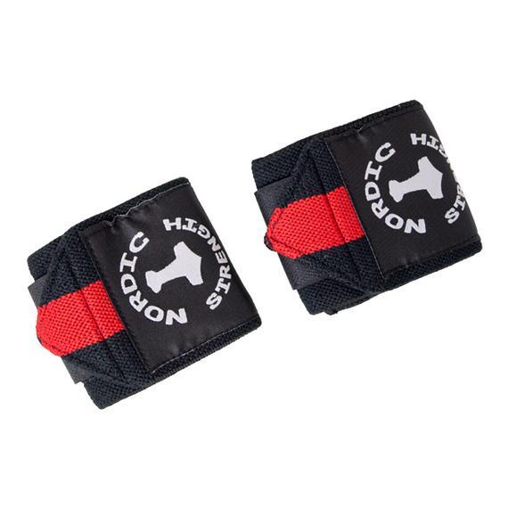 Handgelenkbandage PRO, schwarz-rot (Paar)