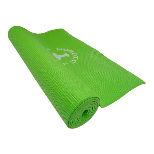 Yogamatte, grün, 4mm - phthalatfrei, rutschfest, isolierend