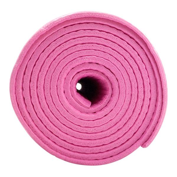 Yogamatte, pink, 6mm - phthalatfrei, rutschfest, isolierend