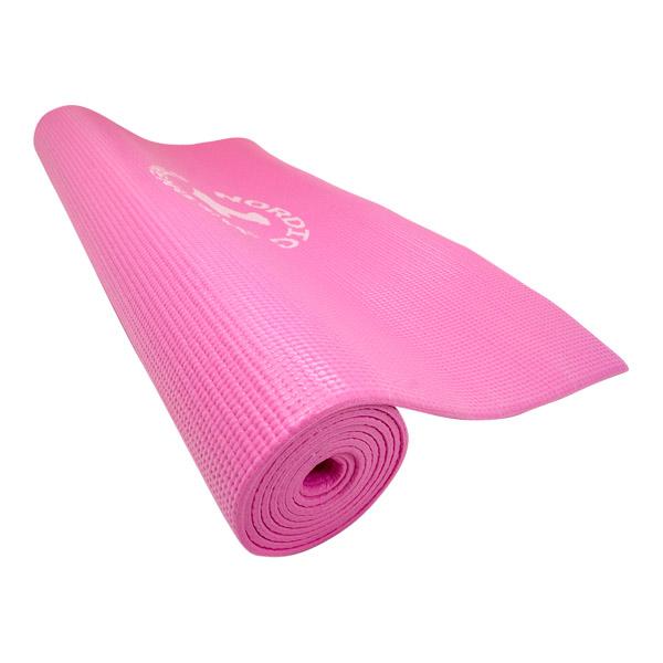 Yogamatte, pink, 6mm - phthalatfrei, rutschfest, isolierend
