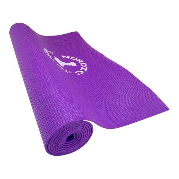 Yogamatte, lila, 4mm - phthalatfrei, rutschfest, isolierend