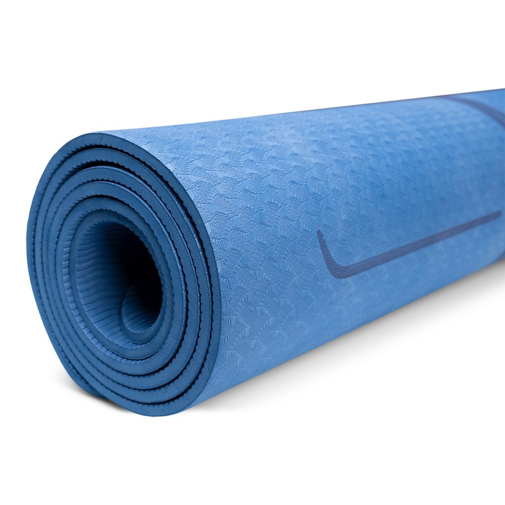 TPE Yogamatte von BLUME, blau, 6 mm - frei von Phthalaten und zu 100% recycelbar