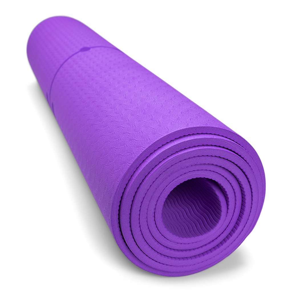 TPE Yogamatte von BLUME, lila, 6 mm - frei von Phthalaten und zu 100% recycelbar