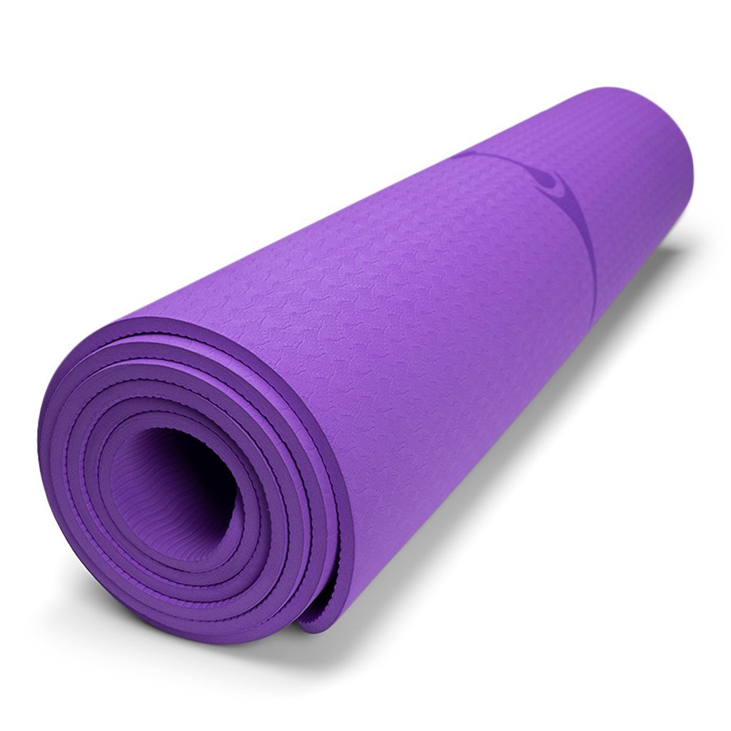 TPE Yogamatte von BLUME, lila, 6 mm - frei von Phthalaten und zu 100% recycelbar