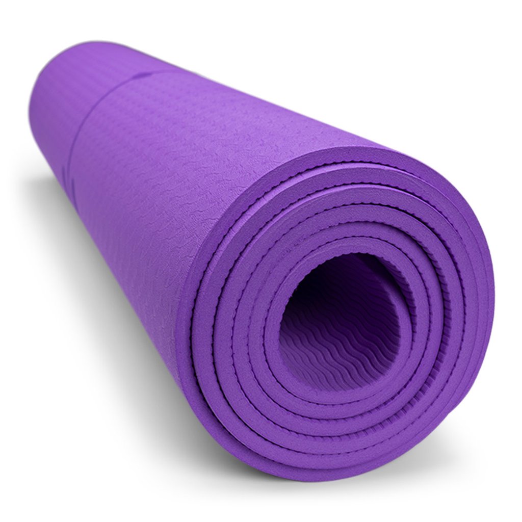 TPE Yogamatte von BLUME, lila, 6 mm - frei von Phthalaten und zu 100% recycelbar