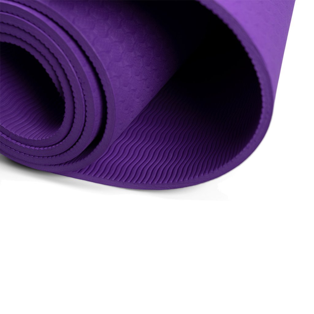 TPE Yogamatte von BLUME, lila, 6 mm - frei von Phthalaten und zu 100% recycelbar
