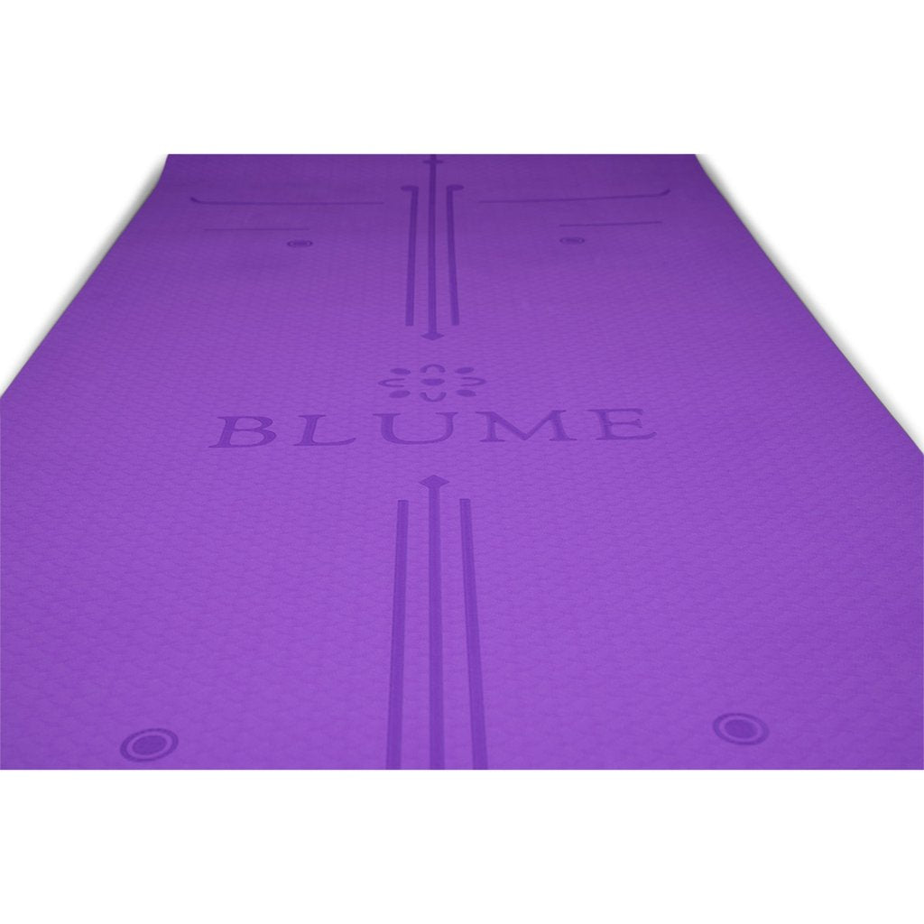 TPE Yogamatte von BLUME, lila, 6 mm - frei von Phthalaten und zu 100% recycelbar