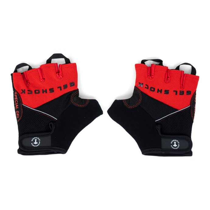 Fitnesshandschuhe "Gel Shock", rot/schwarz