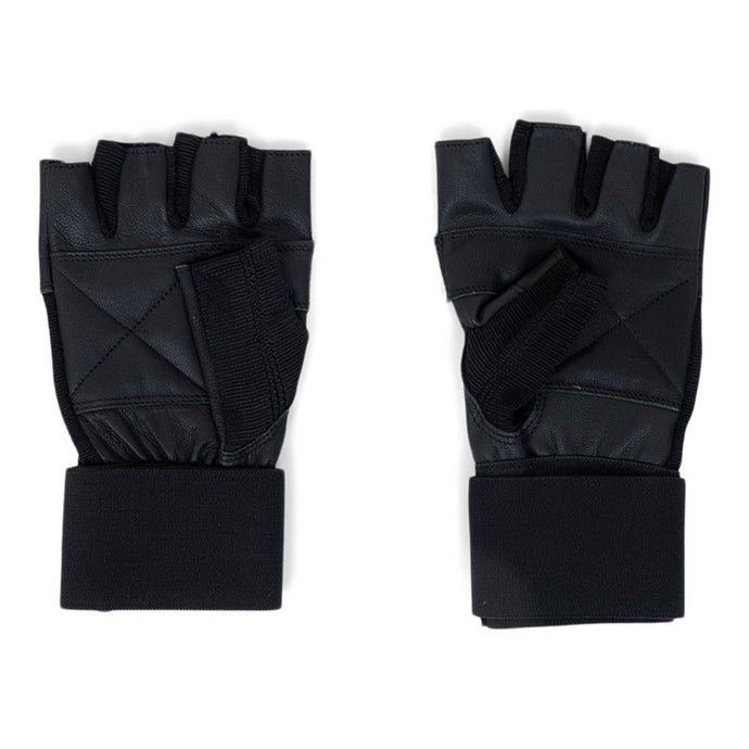 Trainingshandschuhe mit Gelenkbandage, schwarz