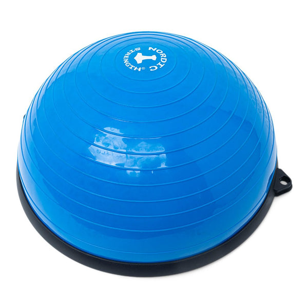 Balance-Ball mit Fitness-Tubes, blau