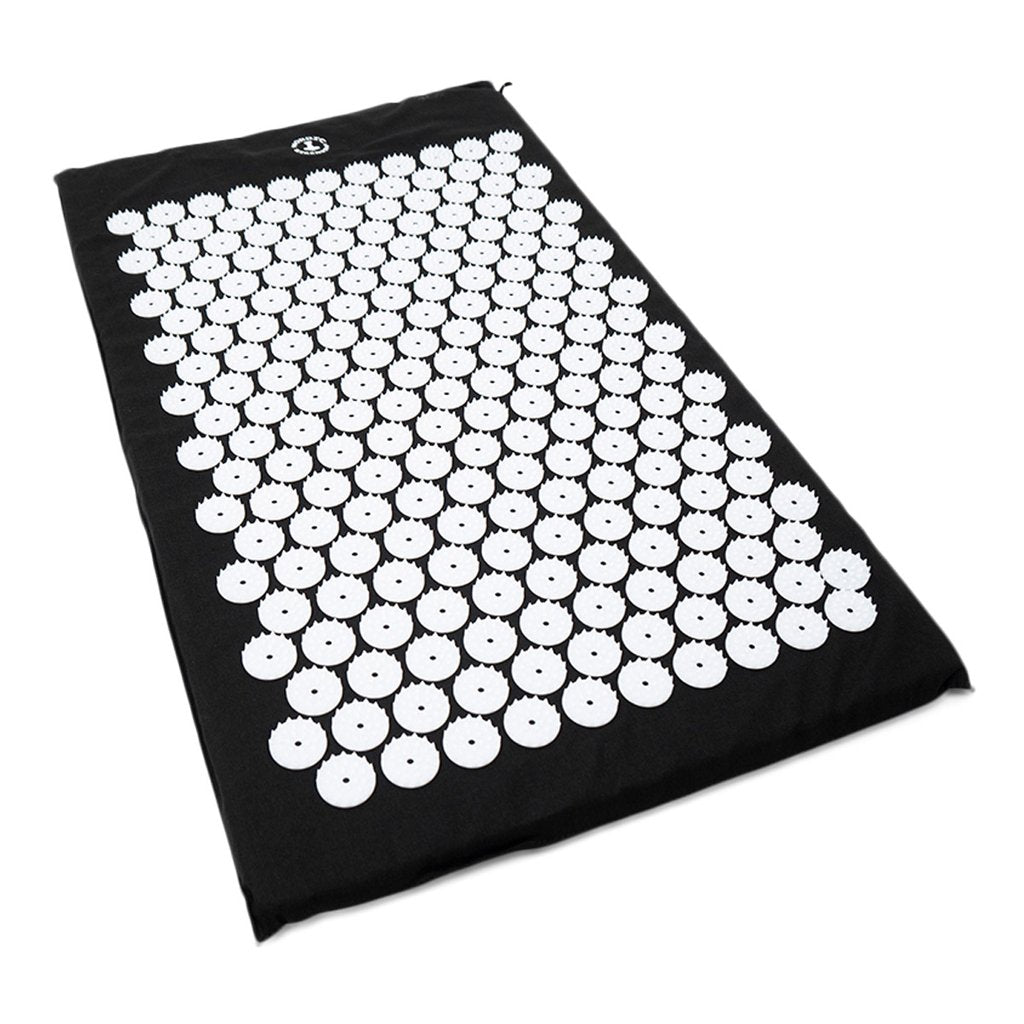 Akupressurmatte, schwarz