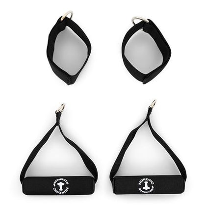 Tube-Set BASIC - schlichtes 5-in-1 Set Fitnessbänder mit Griffen und Türanker