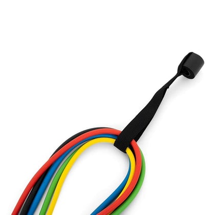 Tube-Set BASIC - schlichtes 5-in-1 Set Fitnessbänder mit Griffen und Türanker